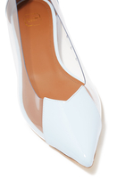 Morgan Plexi & Patent Leather Ballerina Flats